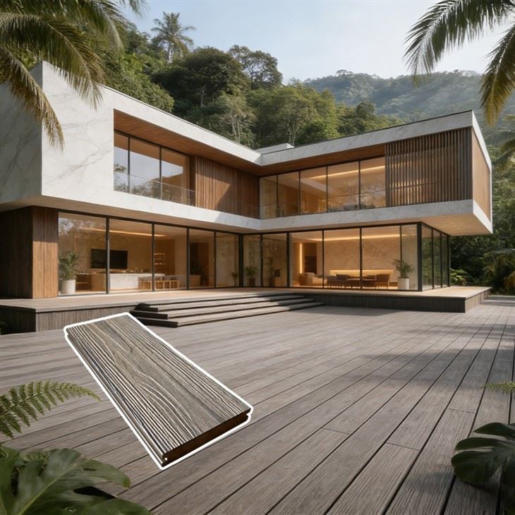 High Quality Exterior ASA Outdoor Decking high quality